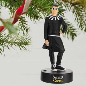 Hallmark Schitt's Creek David Rose Christmas Tree Ornament 2023 Schitt'$